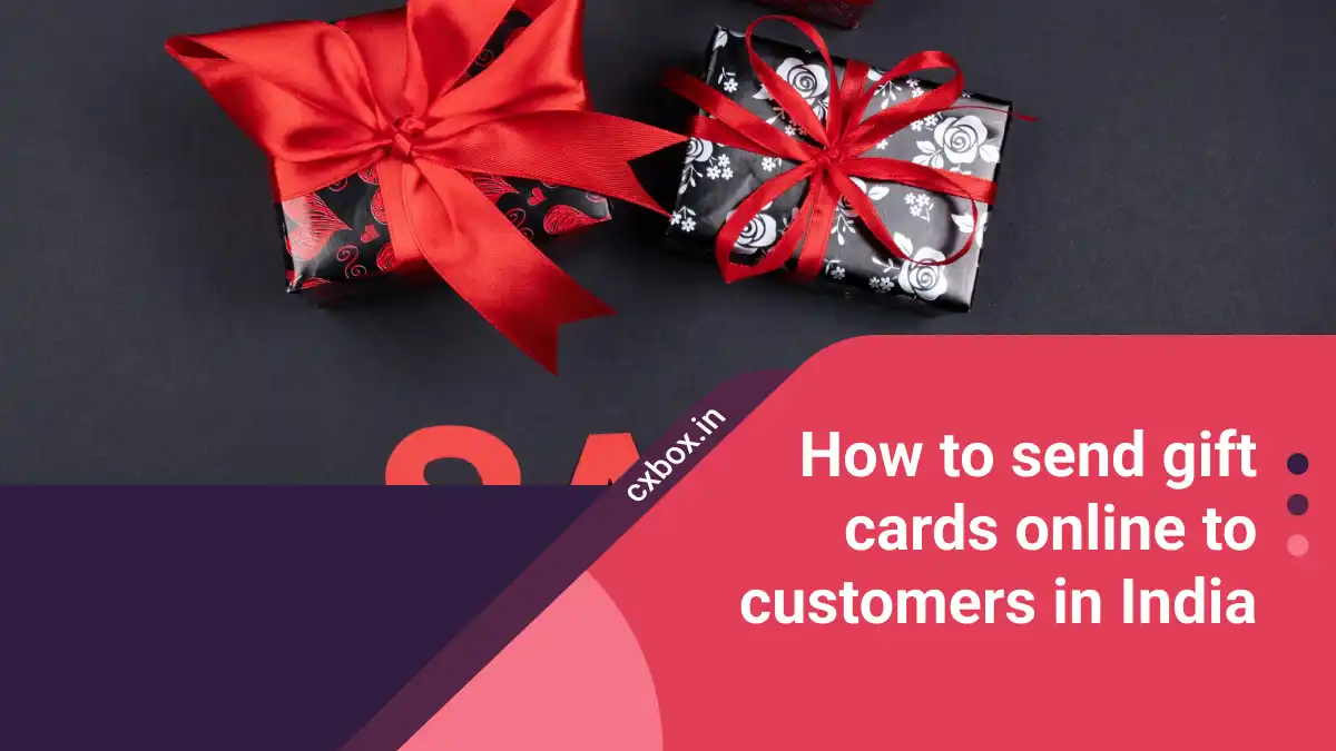 How to send gift cards online to customers in India